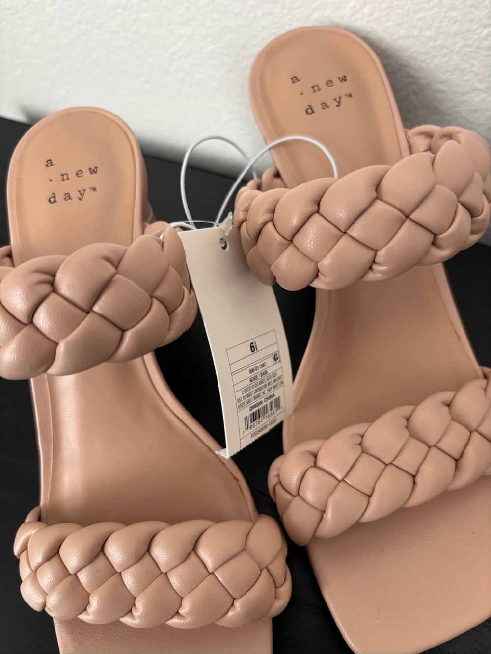 A new Day Braided Strap Block Heel Sandals - Picture 3 of 3